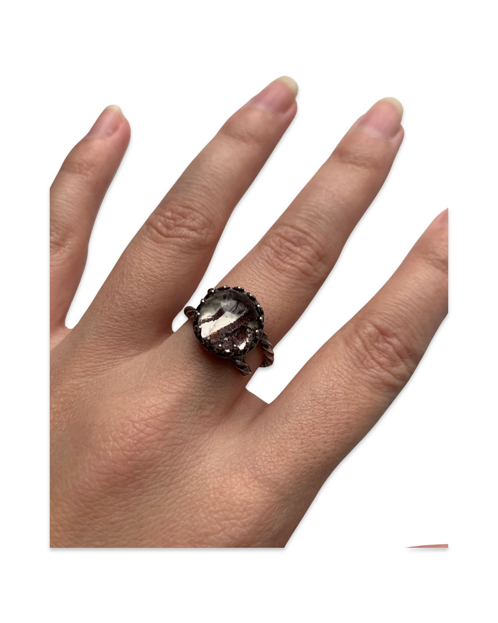 Twisted Lodolite Ring