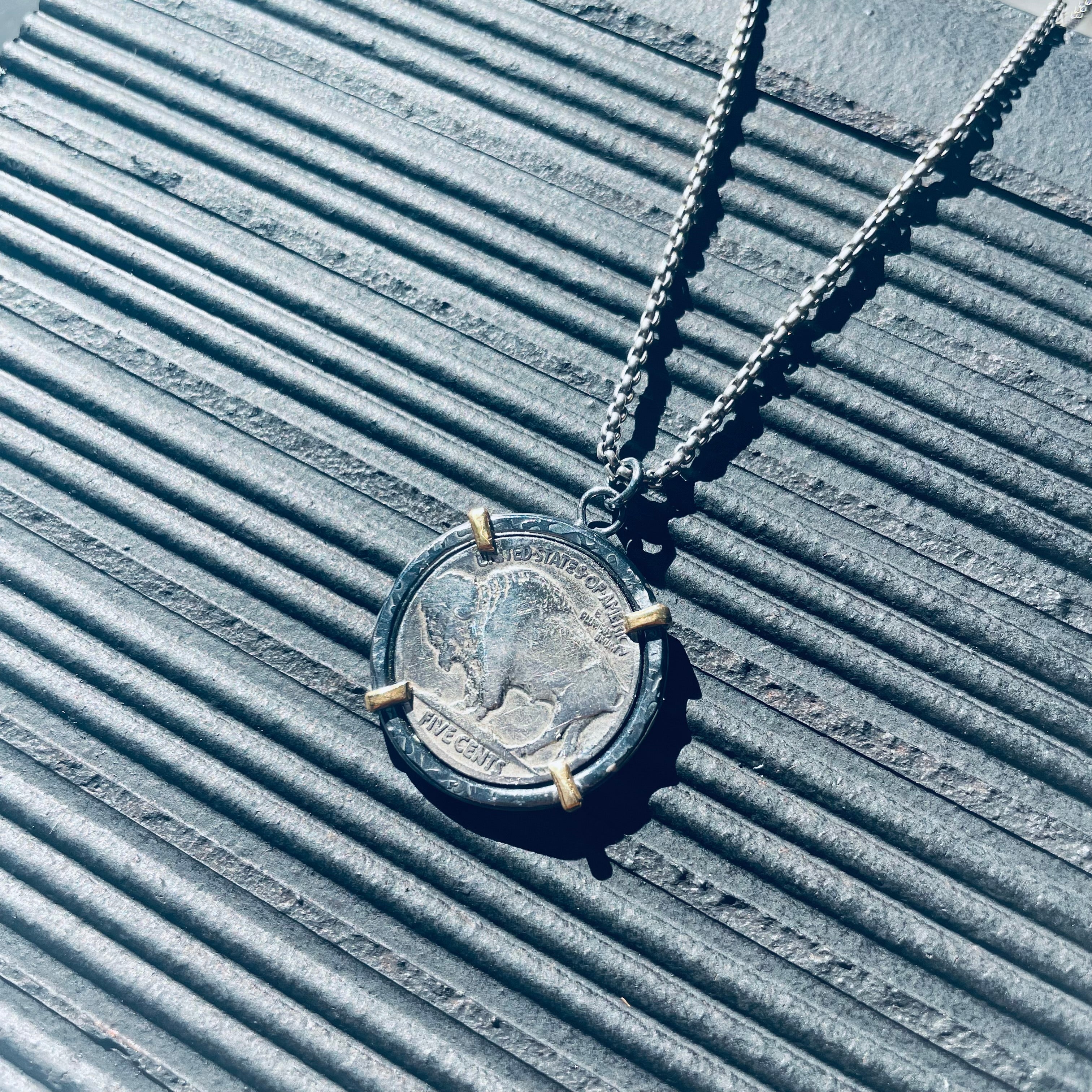 Buffalo Nickel Pendant