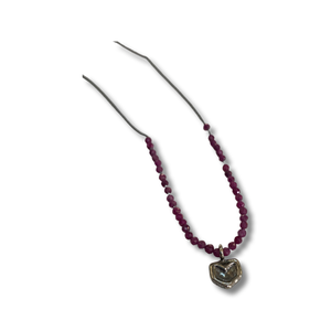 Ruby Chevron Necklace