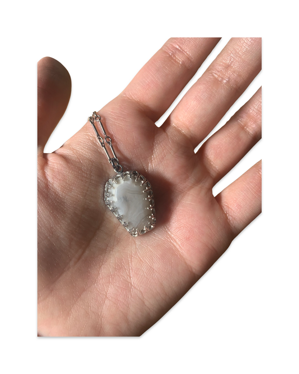 Let it RiP Agate Casket Necklace