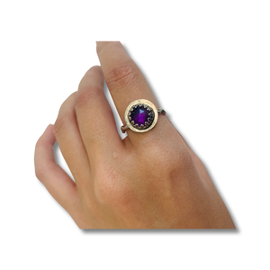 Sterling Silver Amethyst Ring