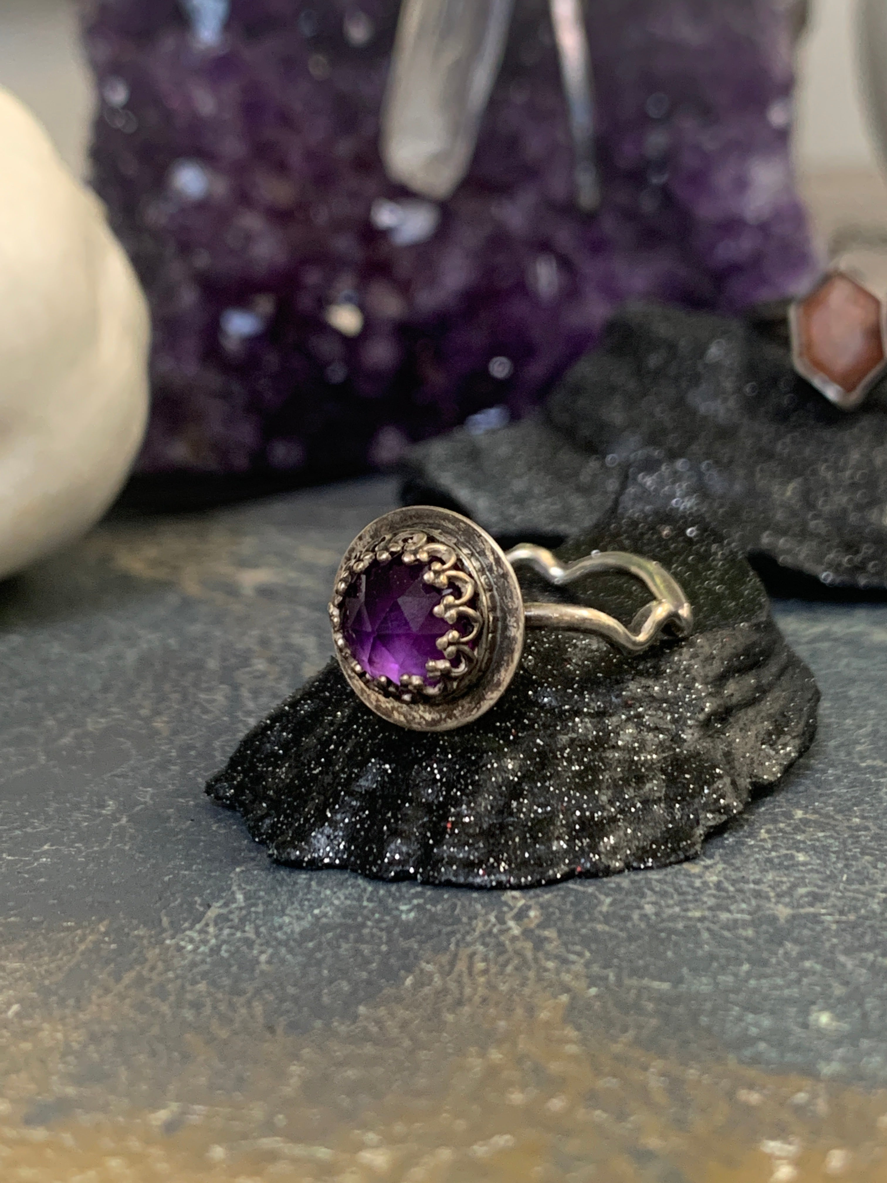 Sterling Silver Amethyst Ring